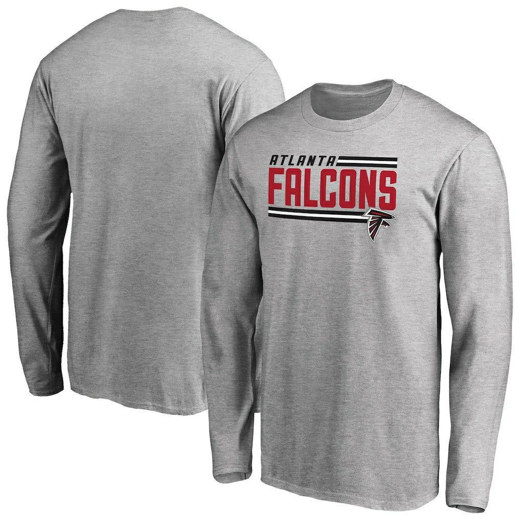 Iconic Collection On Side Stripe Long Sleeve T-Shirt - Atlanta Falcons