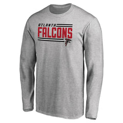 Iconic Collection On Side Stripe Long Sleeve T-Shirt - Atlanta Falcons
