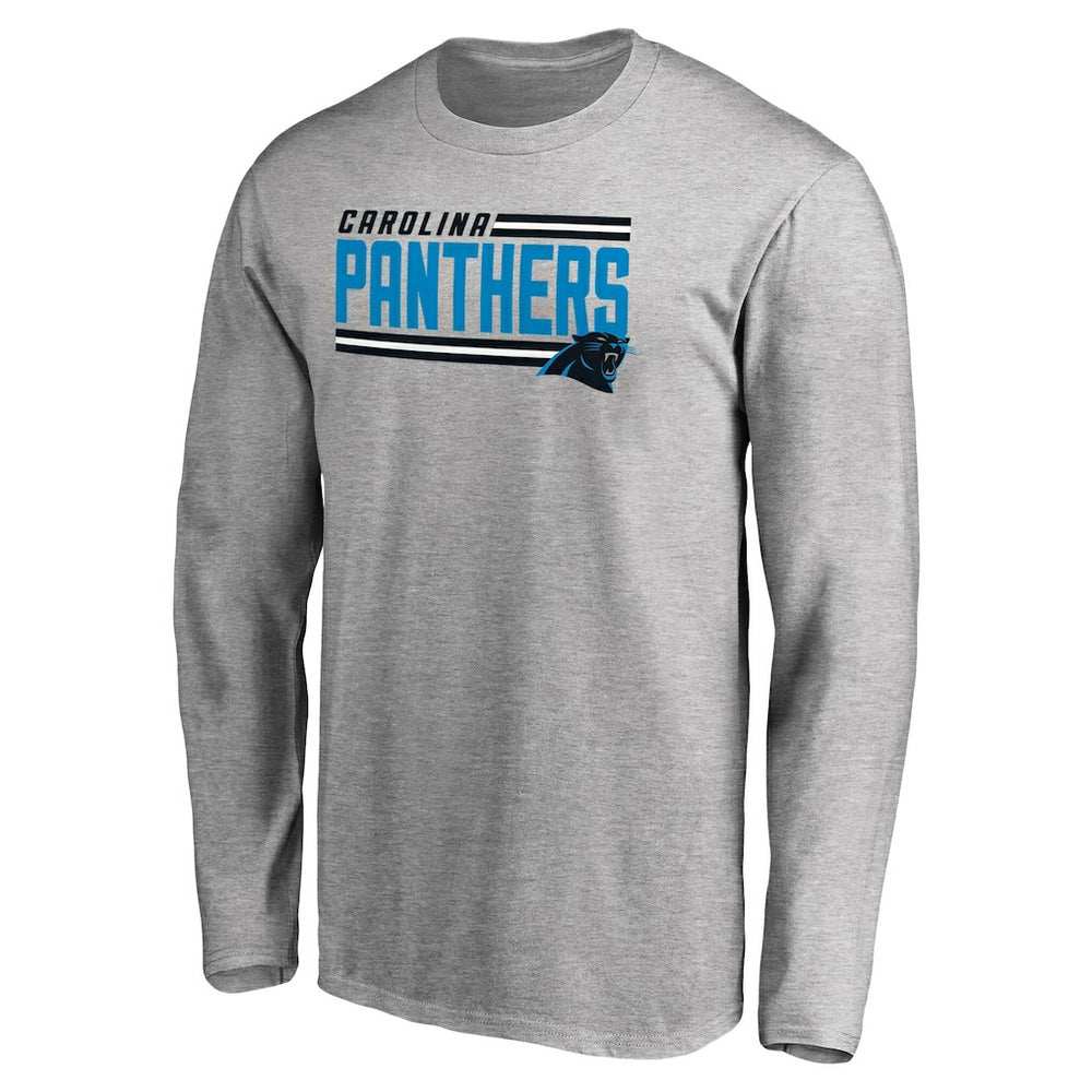 Iconic Collection On Side Stripe Long Sleeve T-Shirt - Carolina Panthers