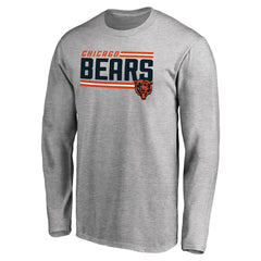 Iconic Collection On Side Stripe Long Sleeve T-Shirt - Chicago Bears