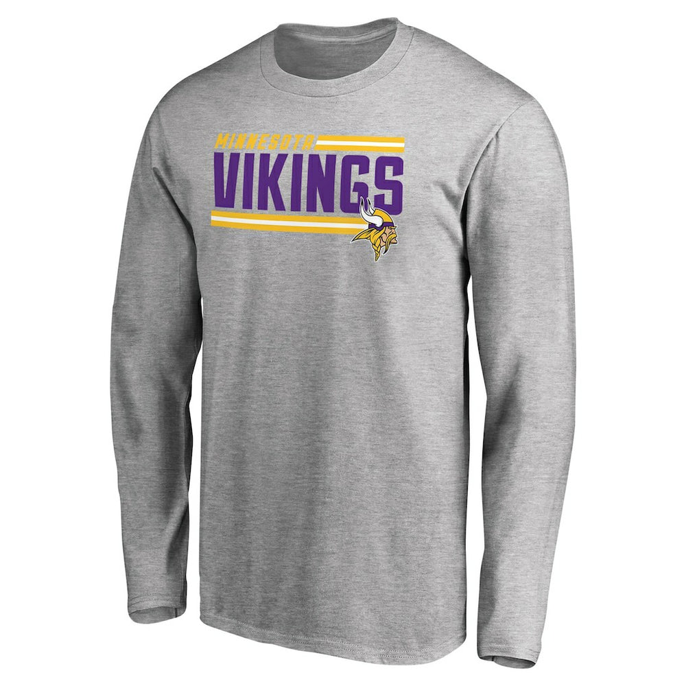 Iconic Collection On Side Stripe Long Sleeve T-Shirt - Minnesota Vikings