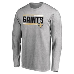 Iconic Collection On Side Stripe Long Sleeve T-Shirt - New Orleans Saints