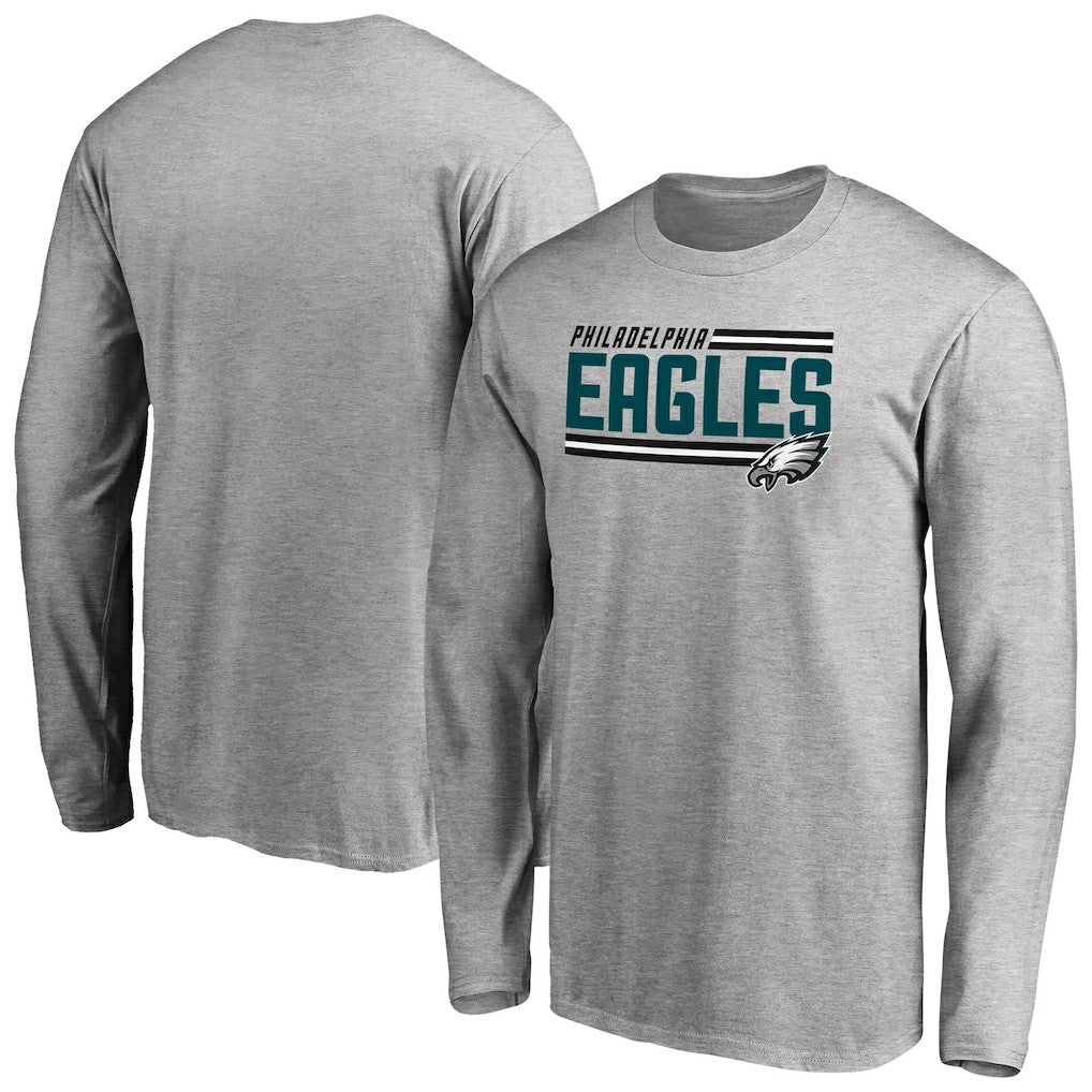 Iconic Collection On Side Stripe Long Sleeve T-Shirt - Philadelphia Eagles