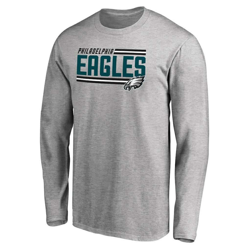 Iconic Collection On Side Stripe Long Sleeve T-Shirt - Philadelphia Eagles