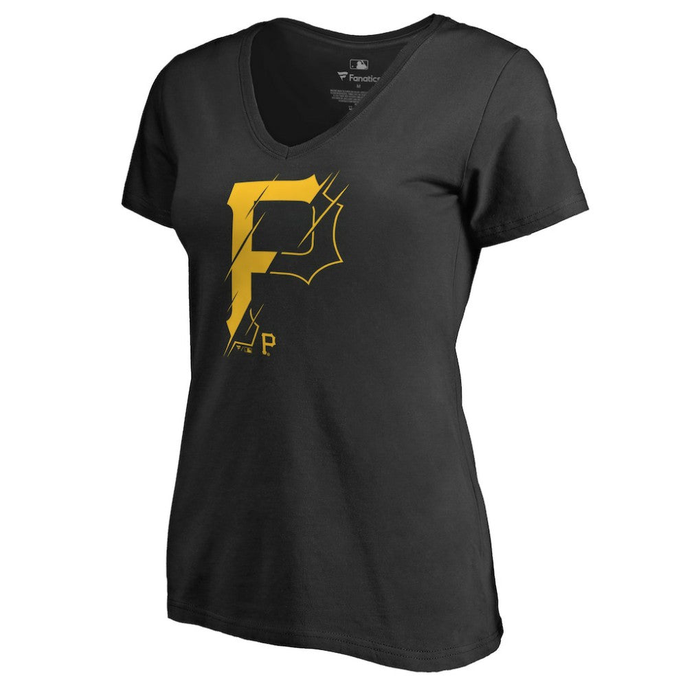 MLB Pittsburgh Pirates Women's X-Ray V-Neck T-Shirt