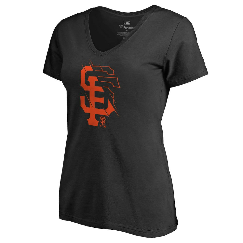 MLB San Francisco Giants Women's X-Ray V-Neck T-Shirt