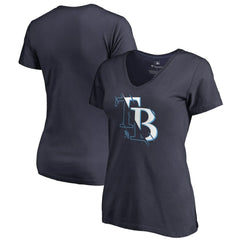 MLB Tampa Bay Rays Women's X-Ray V-Neck T-Shirt