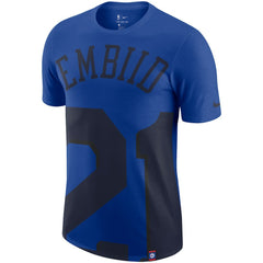 NBA Joel Embiid Philadelphia 76ers Oversized Name & Number T-Shirt