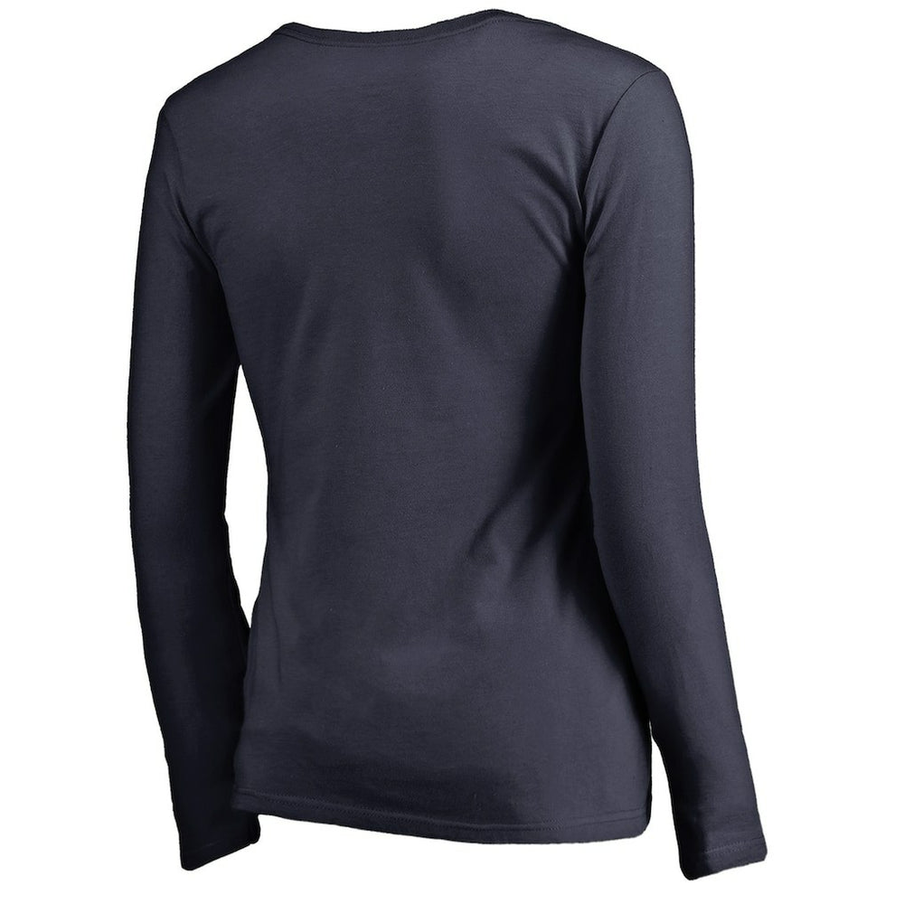 Women's Iconic Collection Script Assist Long Sleeve V-Neck T-Shirt - Chicago Bears