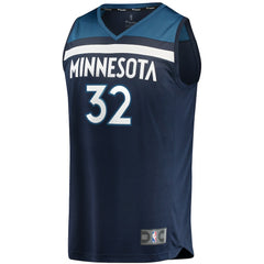 NBA Karl-Anthony Towns Minnesota Timberwolves Fast Break Replica Player Jersey Navy