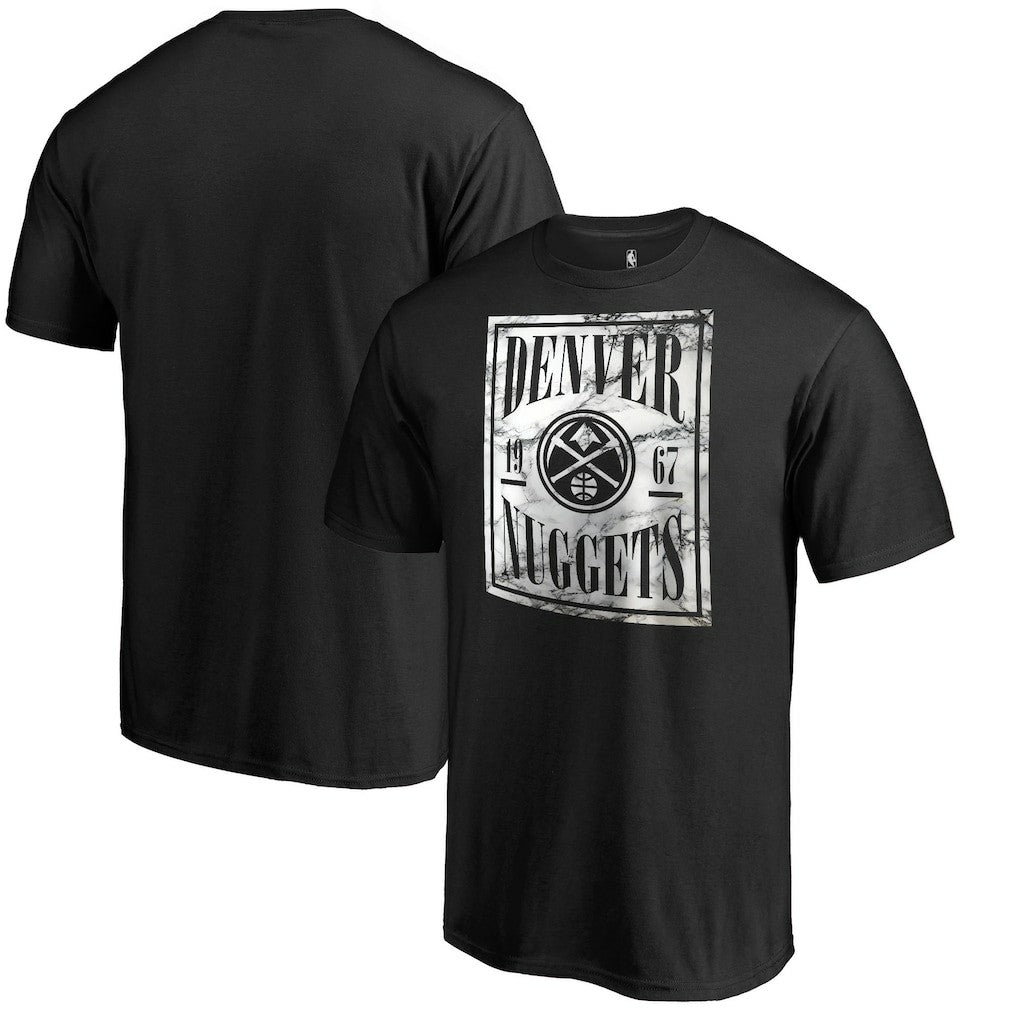 NBA Denver Nuggets Black Court Vision T-Shirt on sale