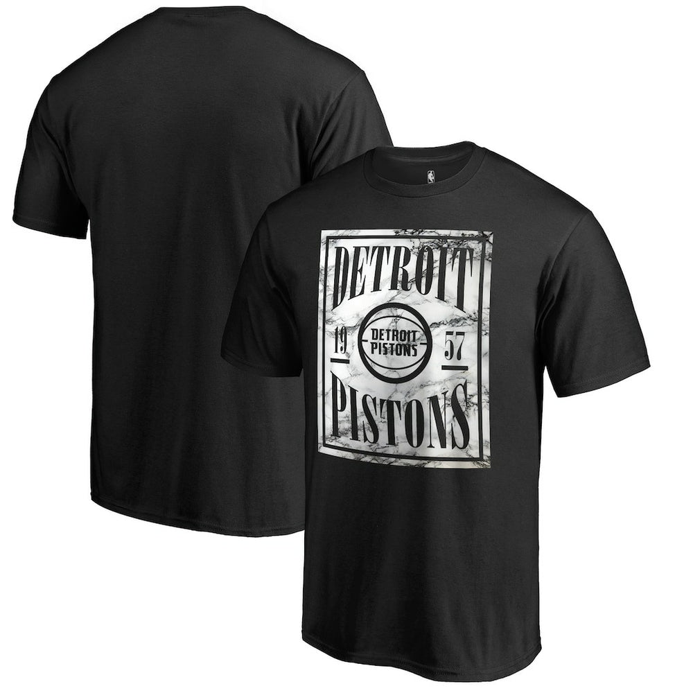 NBA Detroit Pistons Black Court Vision T-Shirt sale