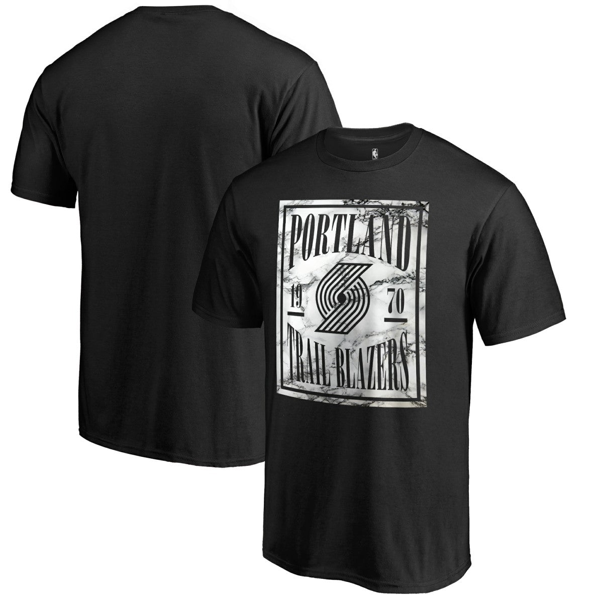 NBA Portland Trail Blazers Black Court Vision T-Shirt discount
