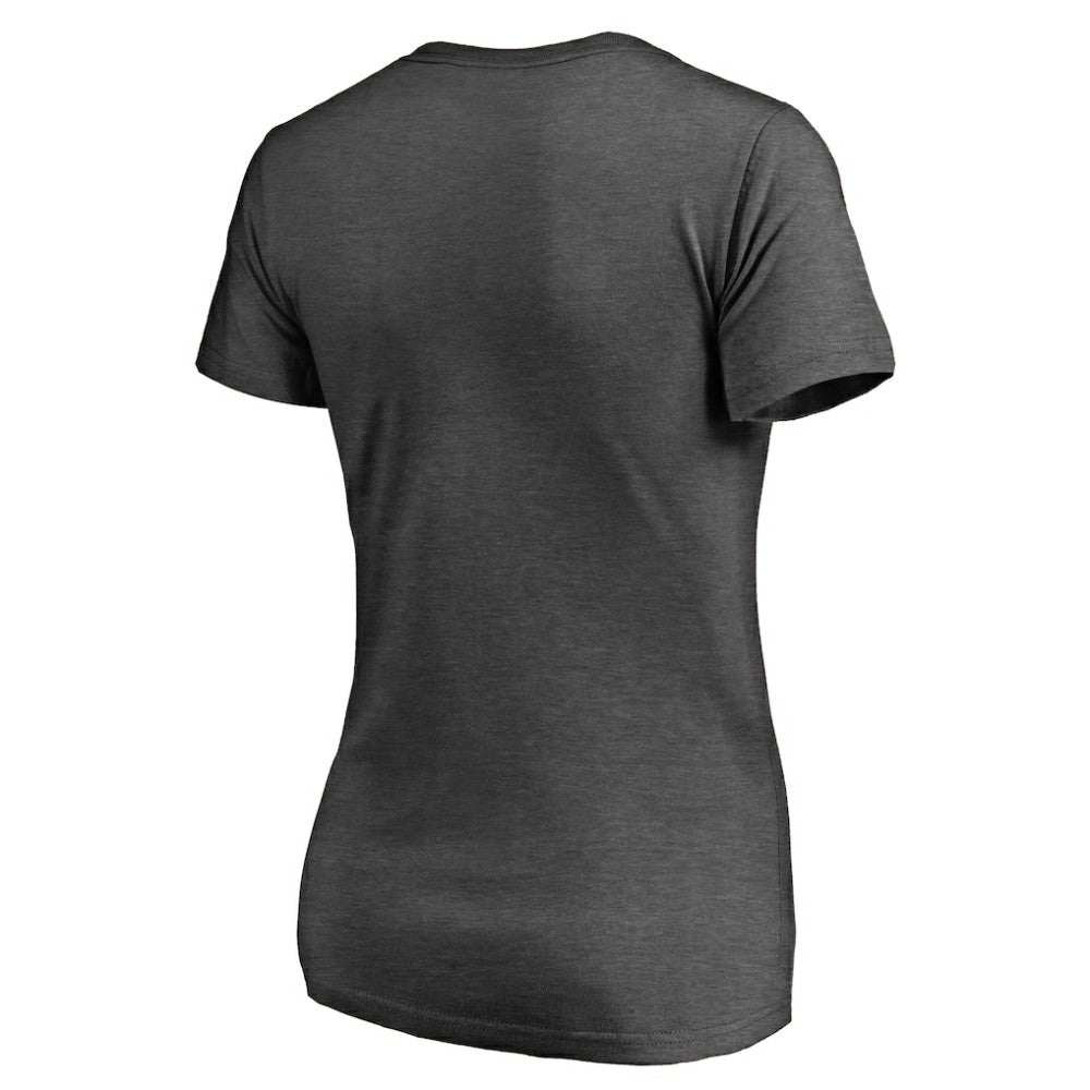 MLB Boston Red Sox Women's Win Stripe V-Neck T-Shirt