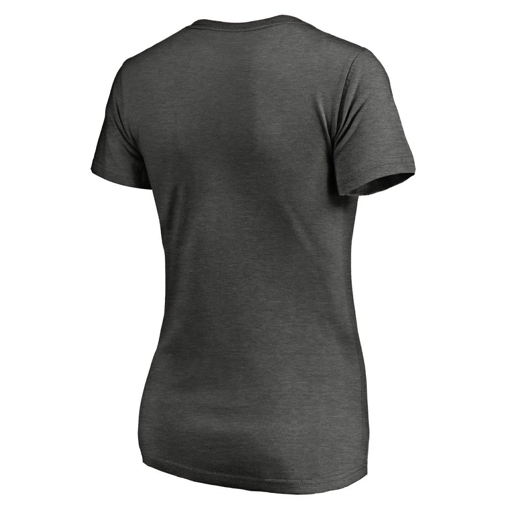 MLB Los Angeles Angels Women's Win Stripe V-Neck T-Shirt