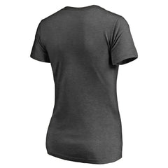 MLB Washington Nationals Women's Win Stripe V-Neck T-Shirt
