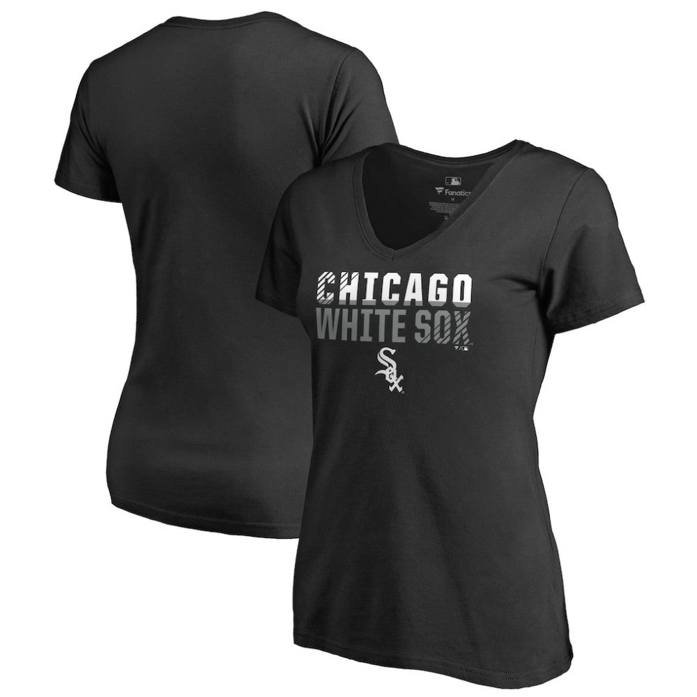 MLB Chicago White Sox Women's Fade Out V-Neck T-Shirt