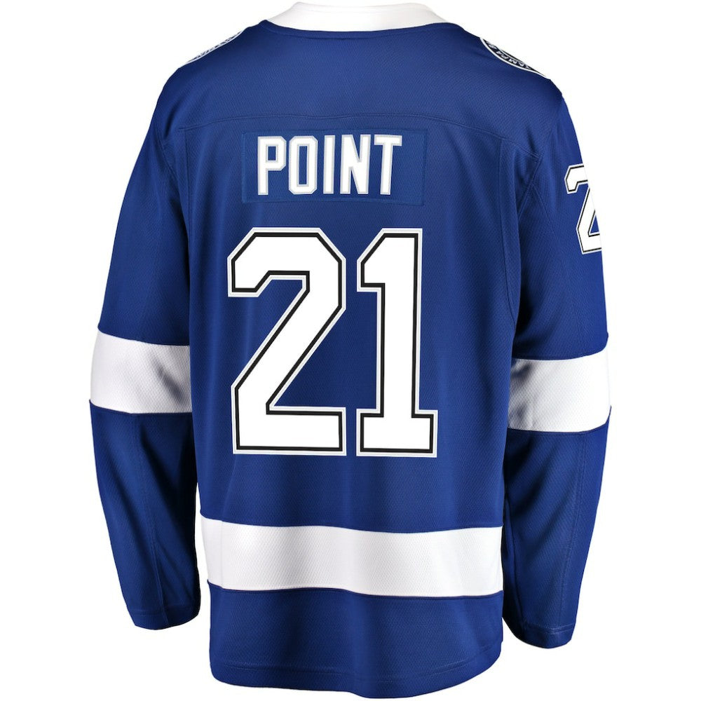 NHL Blue Brayden Point Tampa Bay Lightning Fanatics Home Breakaway Player Jersey