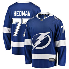 NHL Blue Victor Hedman Tampa Bay Lightning Fanatics Home Breakaway Player Jersey