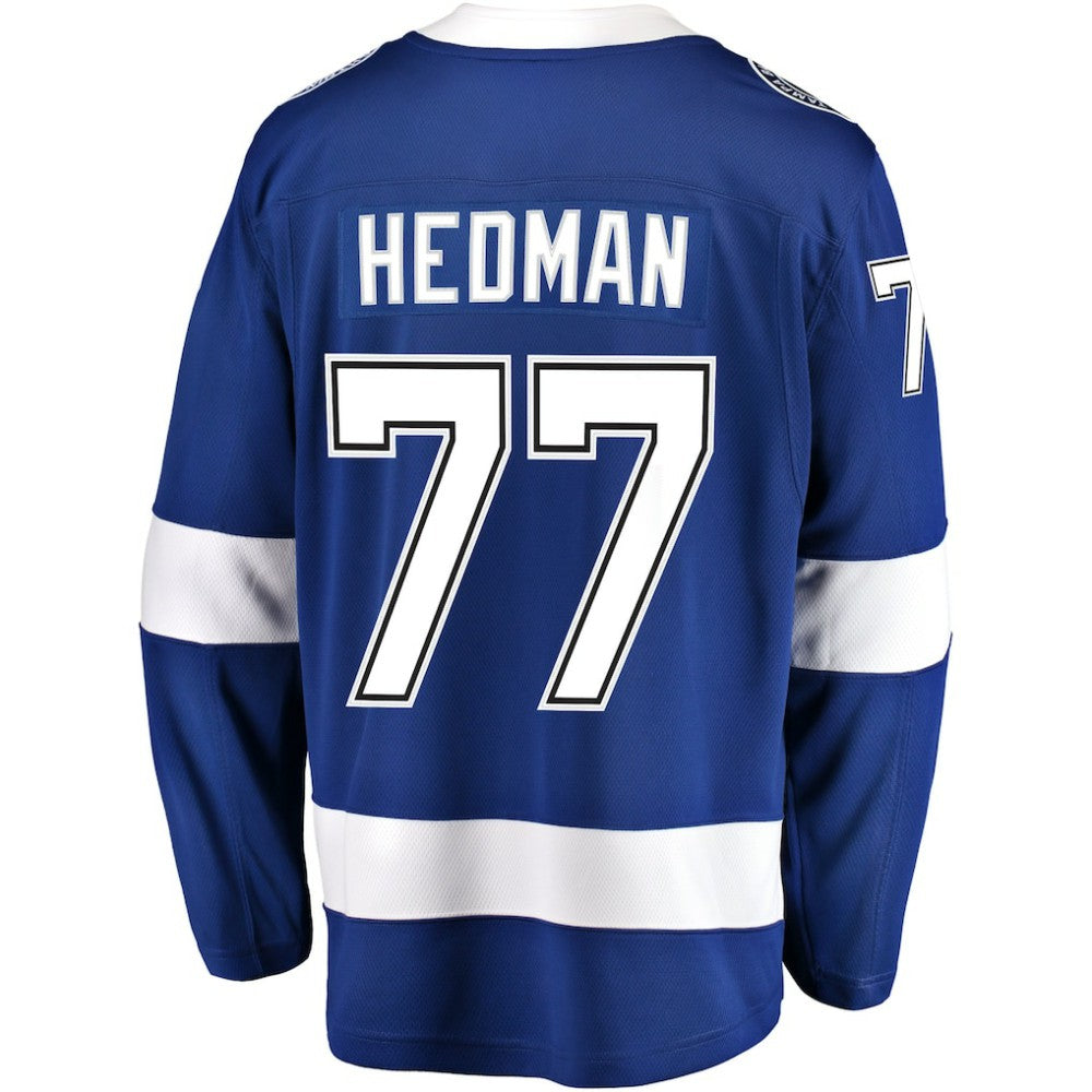 NHL Blue Victor Hedman Tampa Bay Lightning Fanatics Home Breakaway Player Jersey