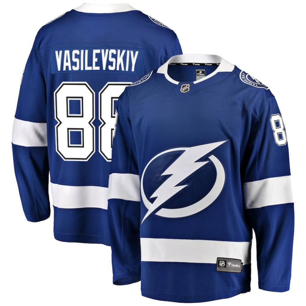 NHL Blue Andrei Vasilevskiy Tampa Bay Lightning Fanatics Home Breakaway Player Jersey