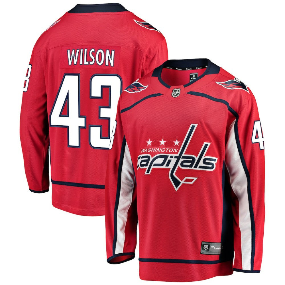 NHL Red Tom Wilson Washington Capitals Fanatics Home Breakaway Player Jersey