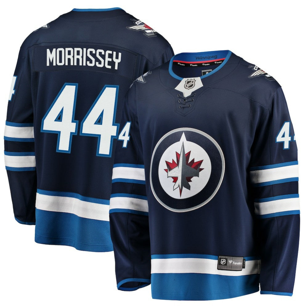 NHL Navy Josh Morrissey Winnipeg Jets Fanatics Breakaway Replica Jersey
