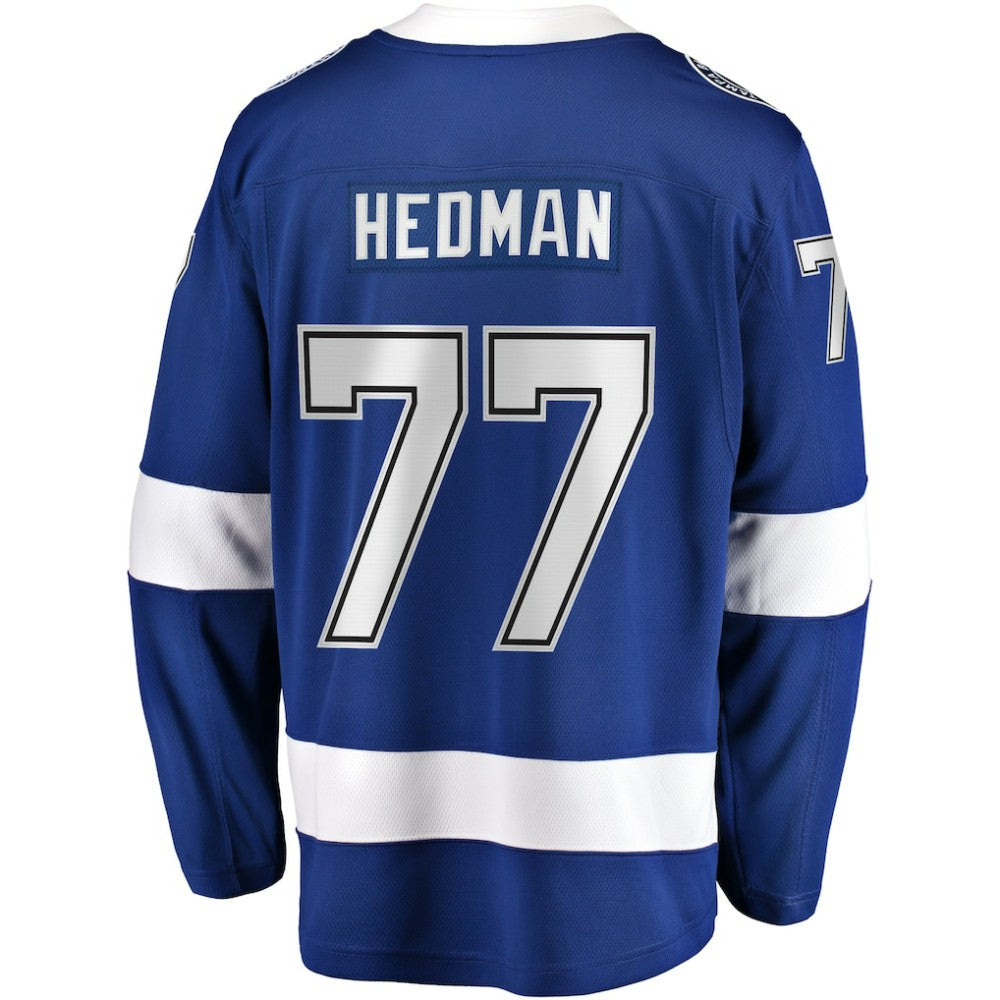NHL Blue Victor Hedman Tampa Bay Lightning Fanatics Breakaway Jersey