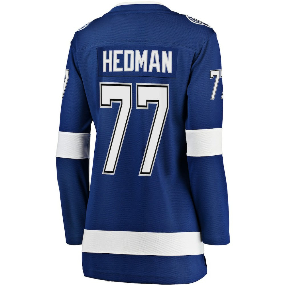 NHL Blue Victor Hedman Tampa Bay Lightning Fanatics Women's Home Breakaway Jersey