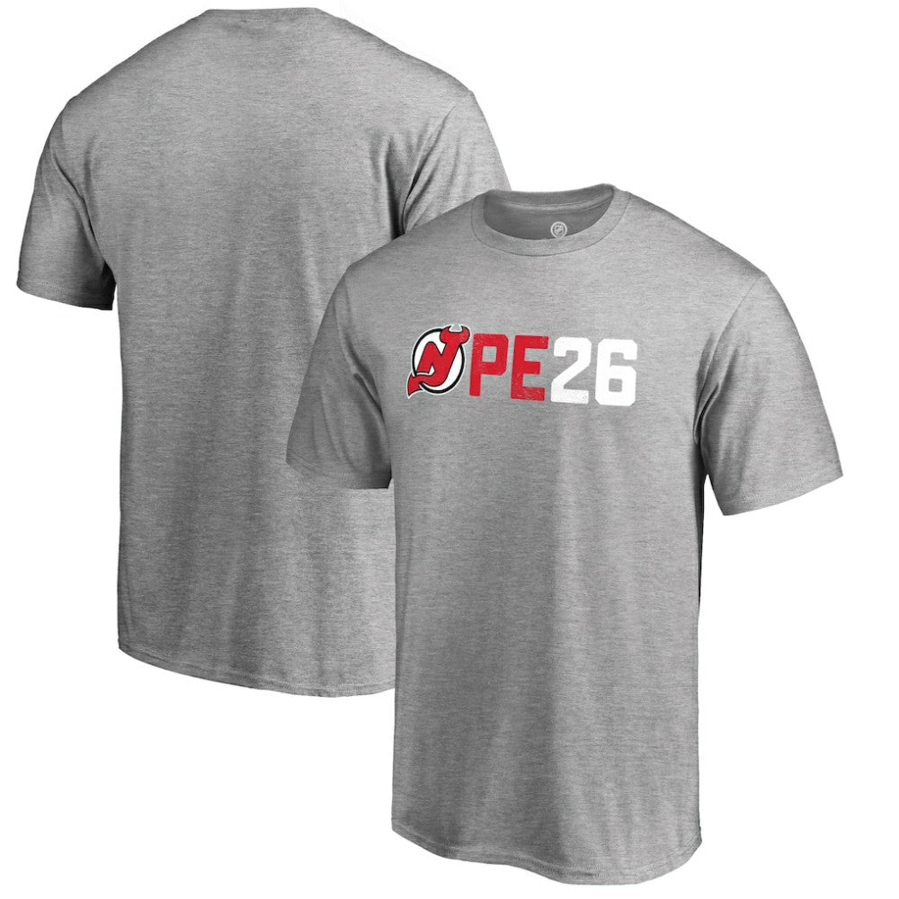 NHL Heather Gray Patrik Elias New Jersey Devils PE26 T-Shirt