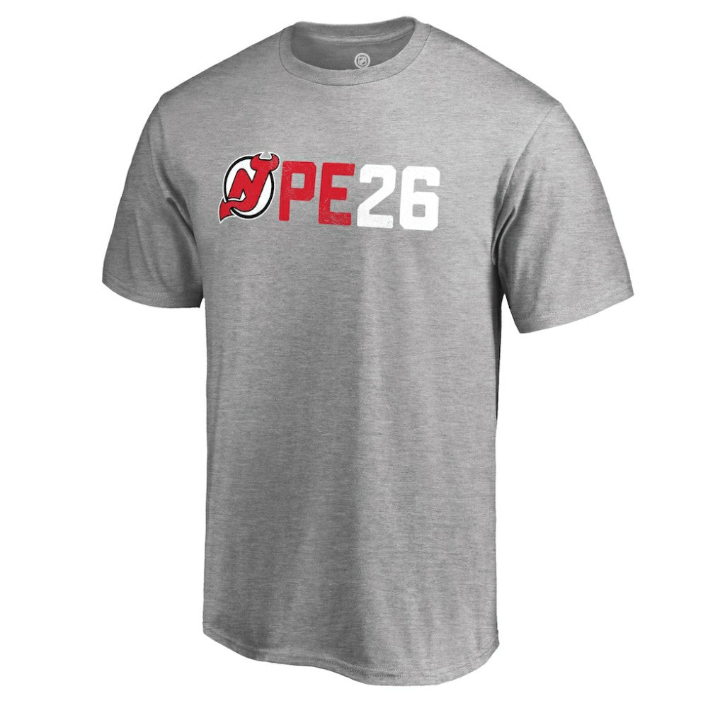 NHL Heather Gray Patrik Elias New Jersey Devils PE26 T-Shirt