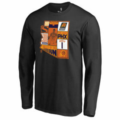 NBA Devin Booker Phoenix Suns Player State Long Sleeve T-Shirt