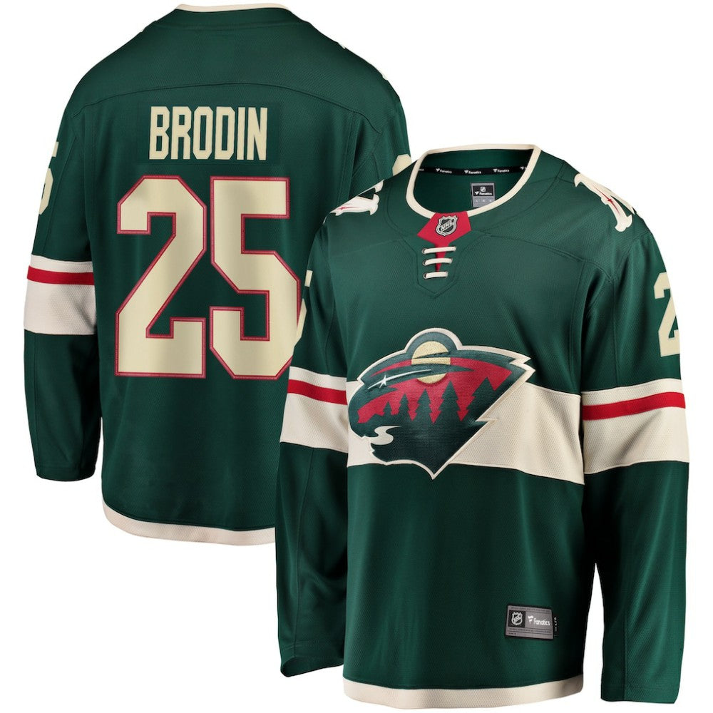 NHL Green Jonas Brodin Minnesota Wild Fanatics Breakaway Jersey
