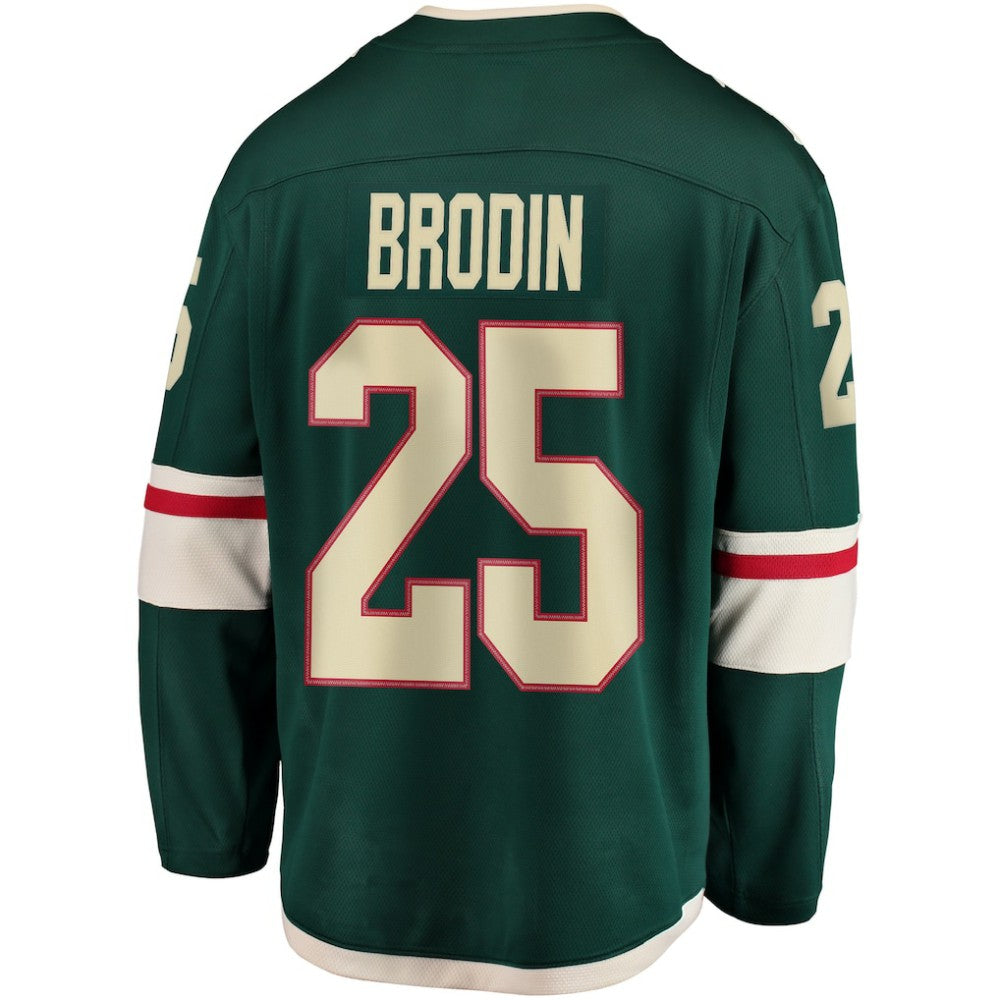 NHL Green Jonas Brodin Minnesota Wild Fanatics Breakaway Jersey