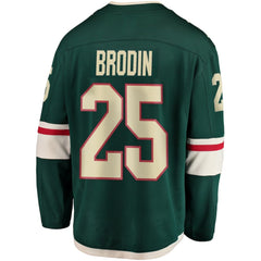 NHL Green Jonas Brodin Minnesota Wild Fanatics Breakaway Jersey