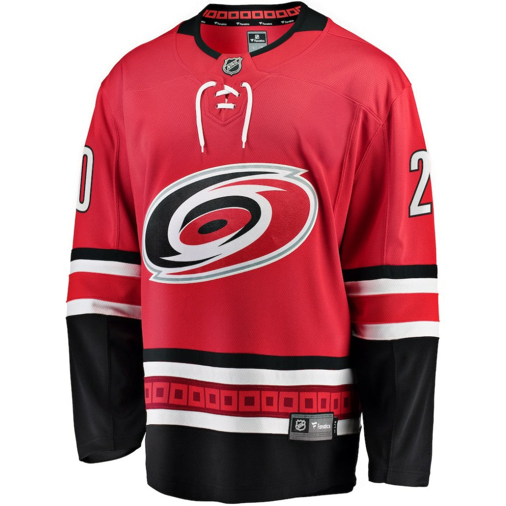 NHL Red Sebastian Aho Carolina Hurricanes Fanatics Alternate Breakaway Player Jersey