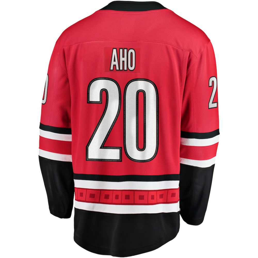 NHL Red Sebastian Aho Carolina Hurricanes Fanatics Alternate Breakaway Player Jersey