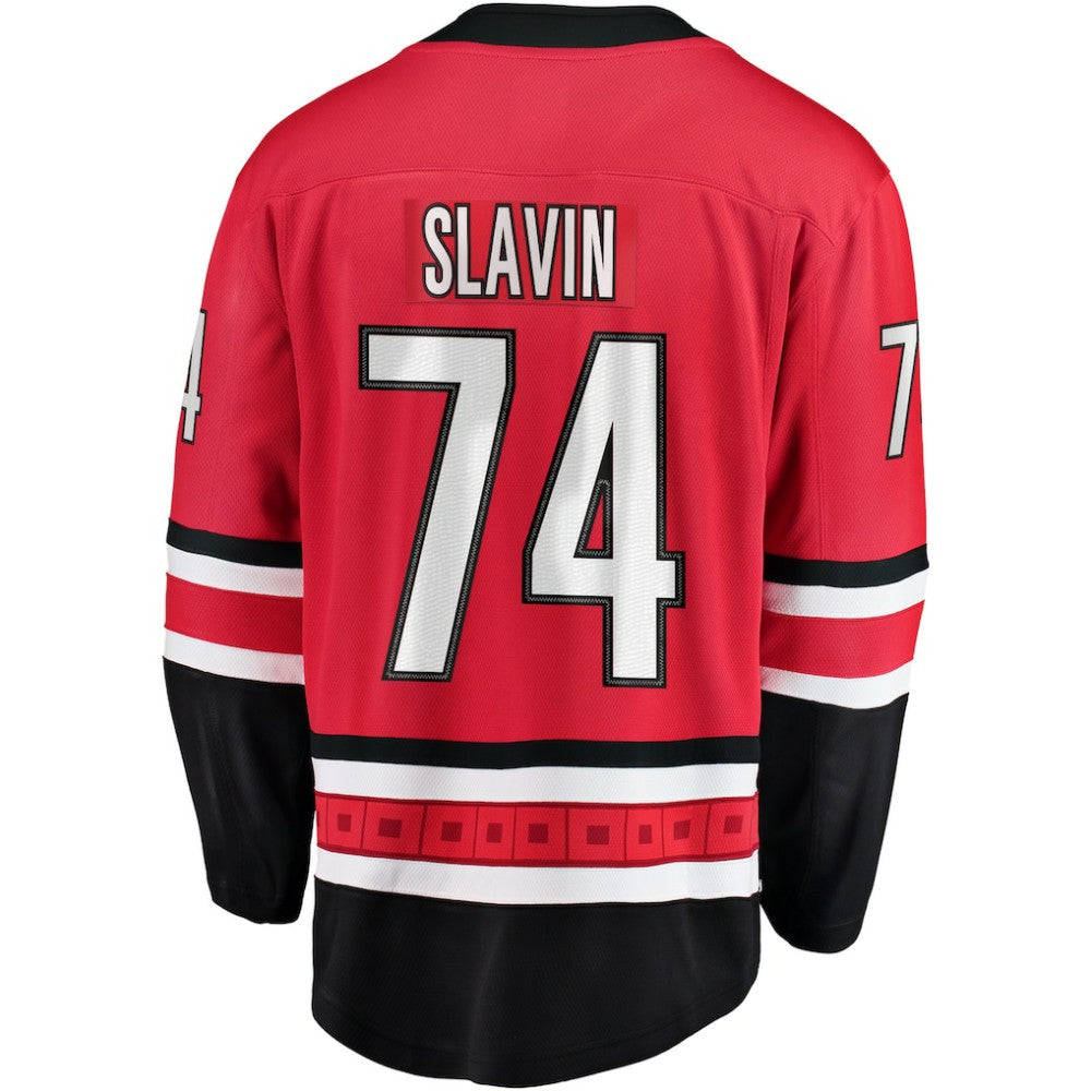NHL Red Jaccob Slavin Carolina Hurricanes Fanatics Alternate Breakaway Player Jersey