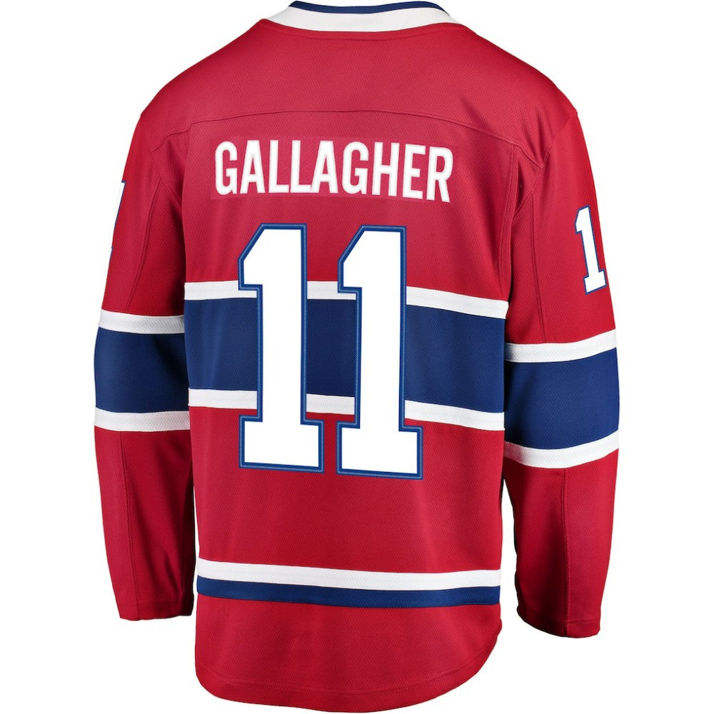 NHL Red Brendan Gallagher Montreal Canadiens Fanatics Breakaway Player Jersey