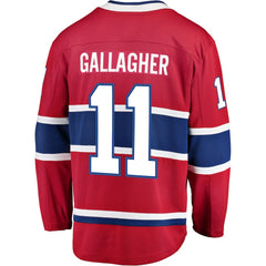 NHL Red Brendan Gallagher Montreal Canadiens Fanatics Breakaway Player Jersey