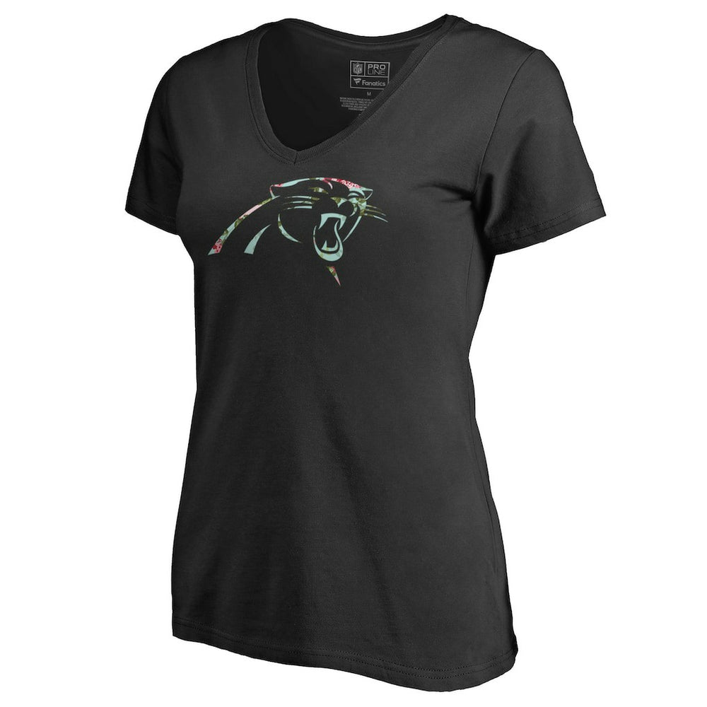 Women's Lovely V-Neck T-Shirt - Carolina Panthers
