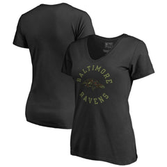 Women's Camo Collection Liberty V-Neck T-Shirt - Baltimore Ravens