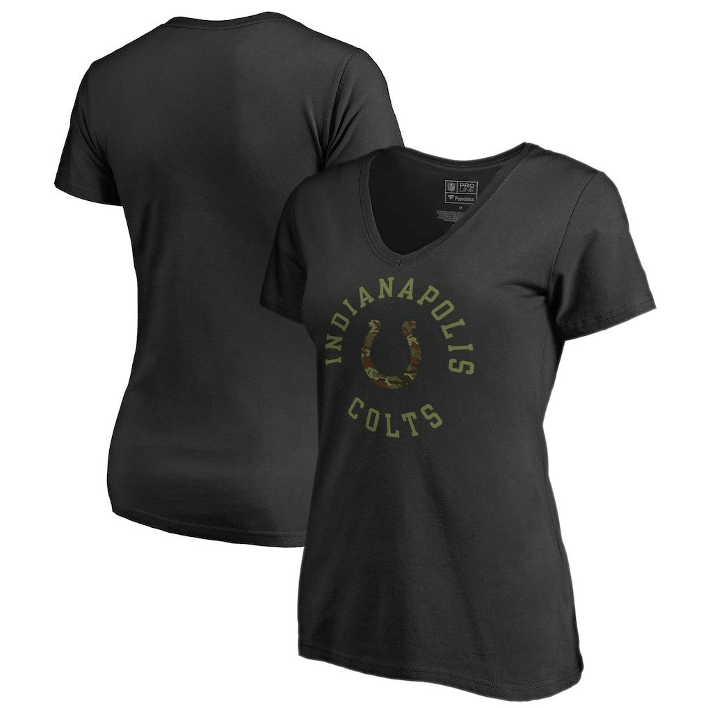 Women's Camo Collection Liberty V-Neck T-Shirt - Indianapolis Colts