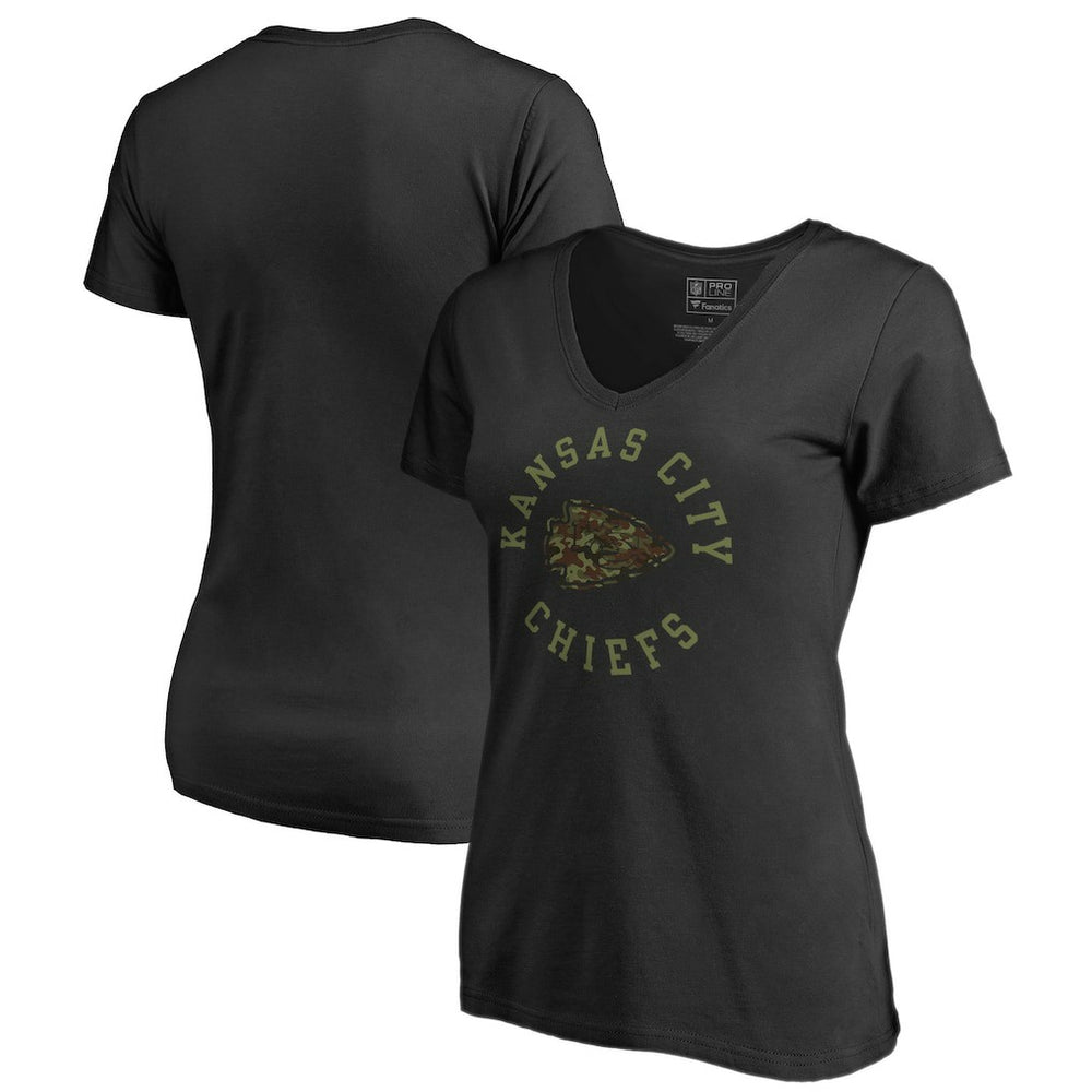 Women's Camo Collection Liberty V-Neck T-Shirt - Kansas City Chiefs
