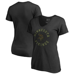 Women's Camo Collection Liberty V-Neck T-Shirt - Minnesota Vikings