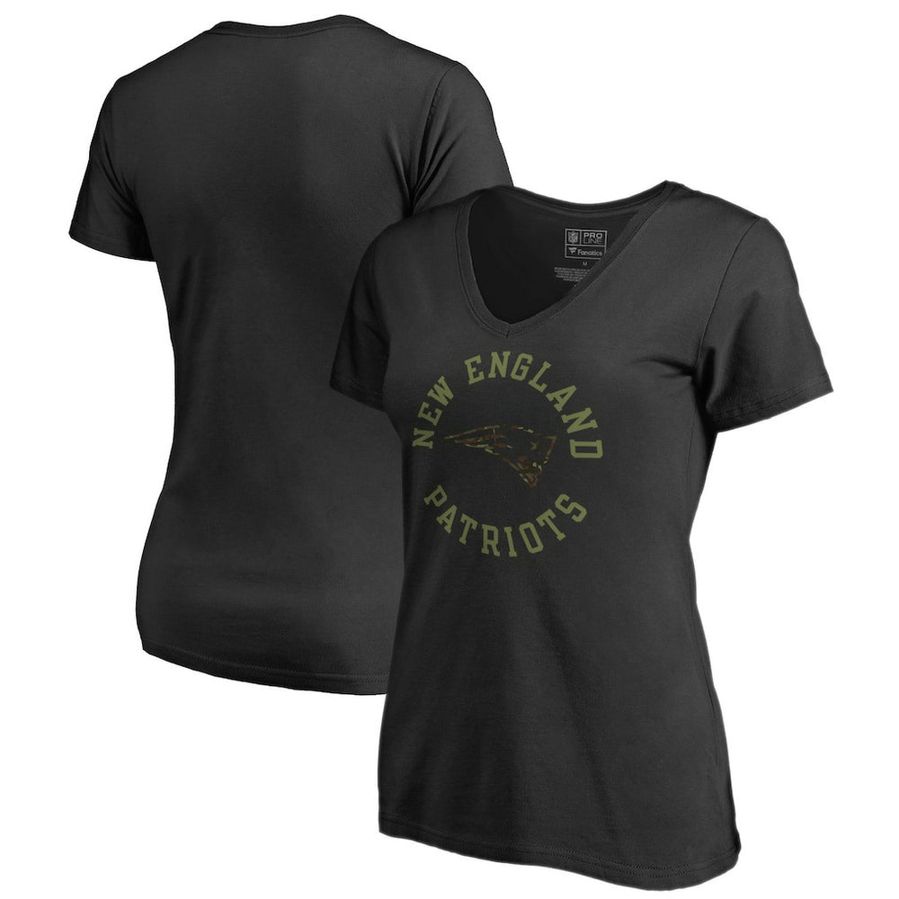 Women's Camo Collection Liberty V-Neck T-Shirt - New England Patriots