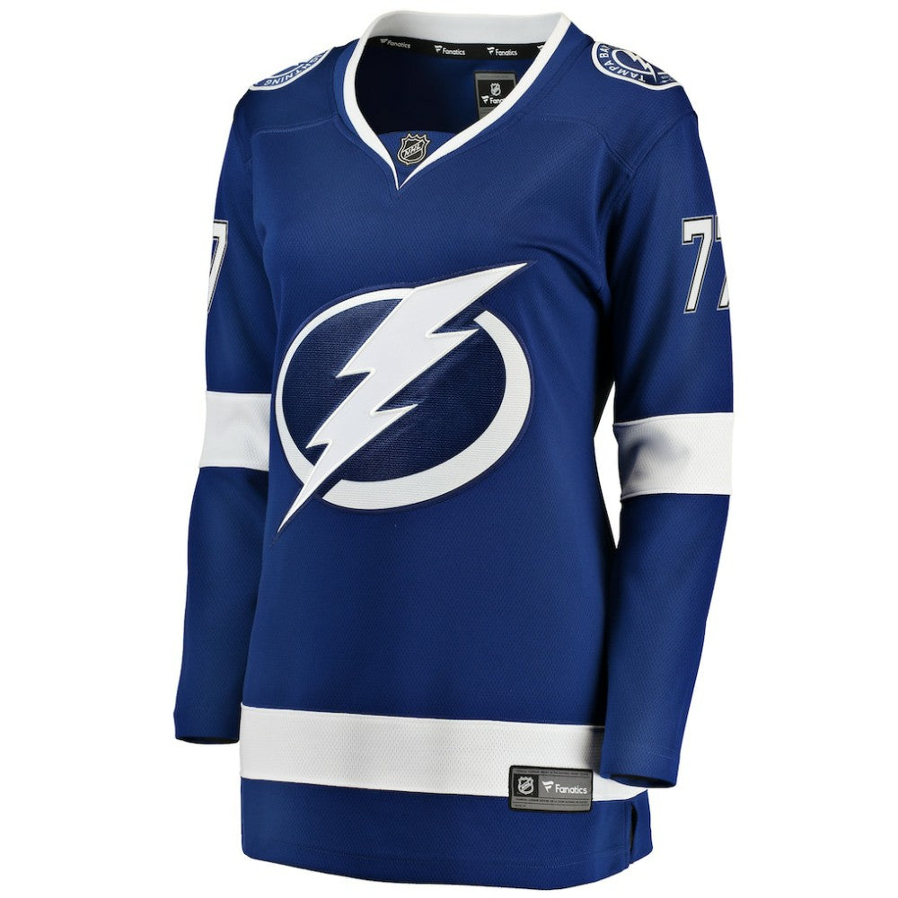 NHL Blue Victor Hedman Tampa Bay Lightning Fanatics Women's Breakaway Player Jersey