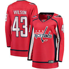 NHL Red Tom Wilson Washington Capitals Fanatics Women's Breakaway Player Jersey
