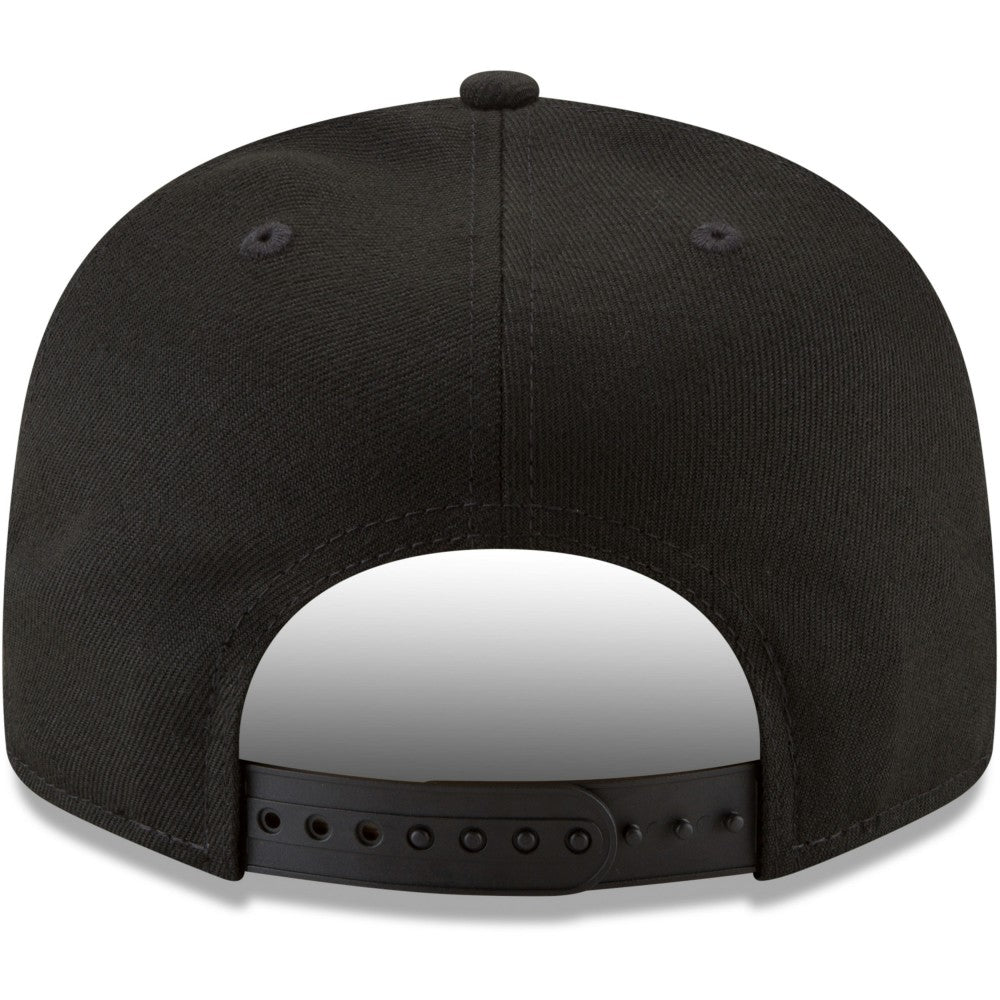 MLB Los Angeles Angels New Era Black & White 9FIFTY Snapback Hat