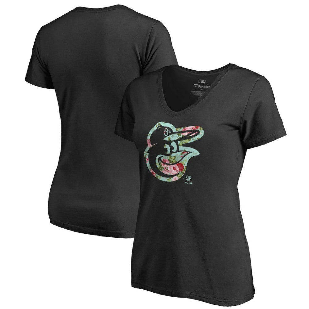 MLB Baltimore Orioles Women's Lovely V-Neck T-Shirt